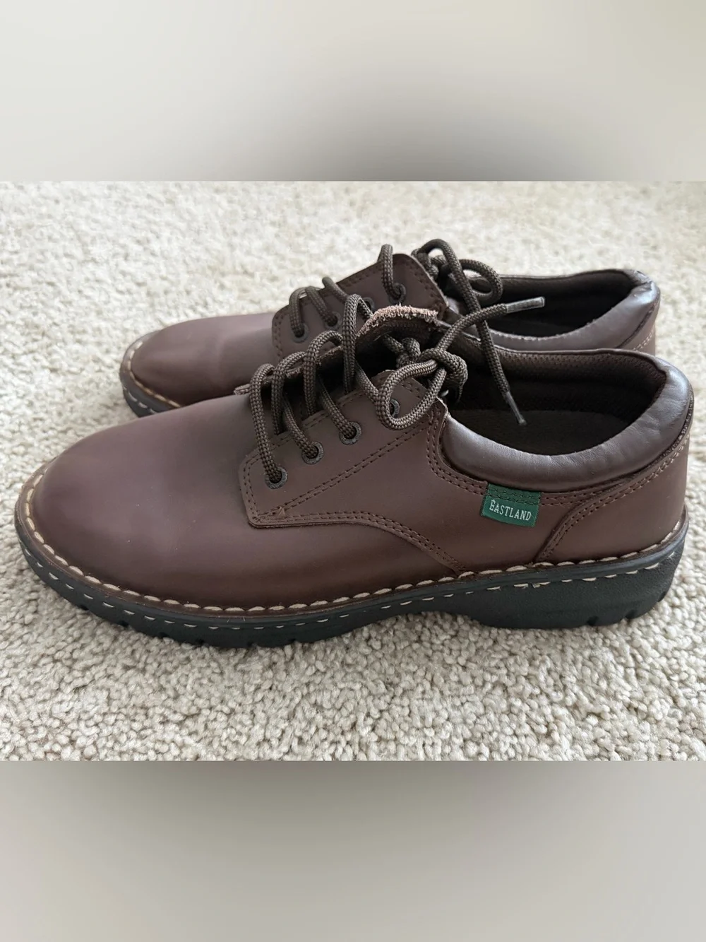 Eastland Plainview Brown Leather Oxford Shoes Men’s Size 6.5